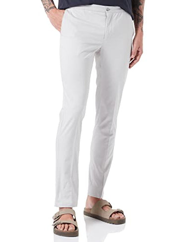 HACKETT LONDON Herren Perfect Tencel Chino Hose, Slate, 30W/34 im Sale